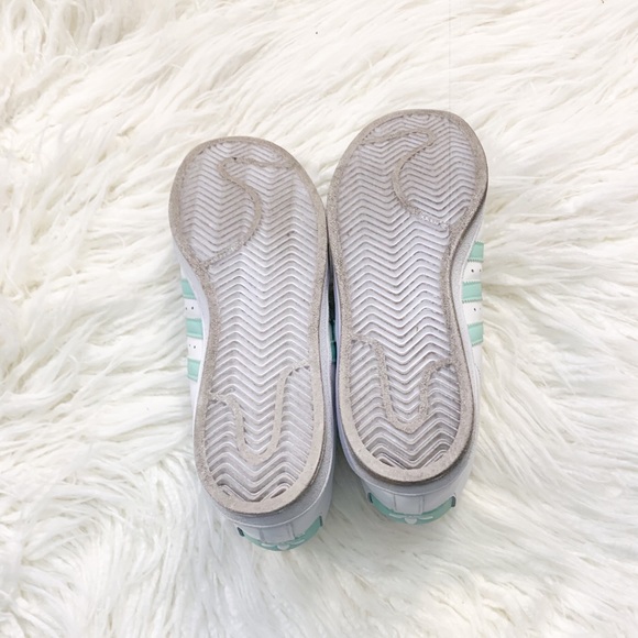 Adidas Pro Model Superstar in Mint Stripe - Picture 5 of 11